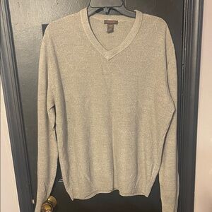 Dockers Men's Gray V-Neck Sweater